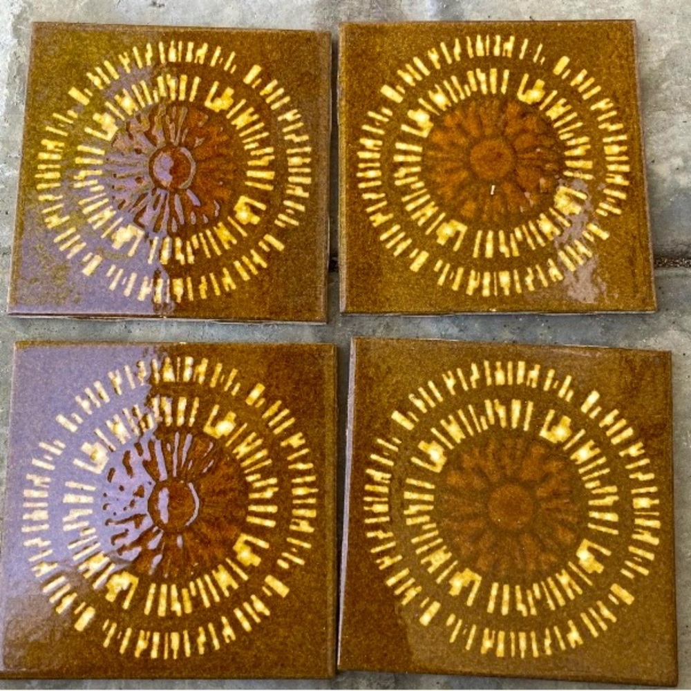 Vintage Mid Century Vitroceramica Tile Spain 60’s